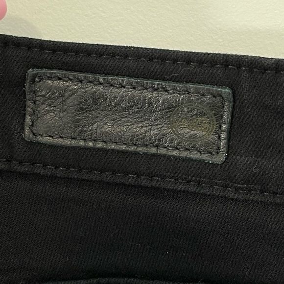 Ag Adriano Goldschmied Womens Jeans Farrah Skinny Ankle Jeans Black Size 25‎ - Picture 7 of 7